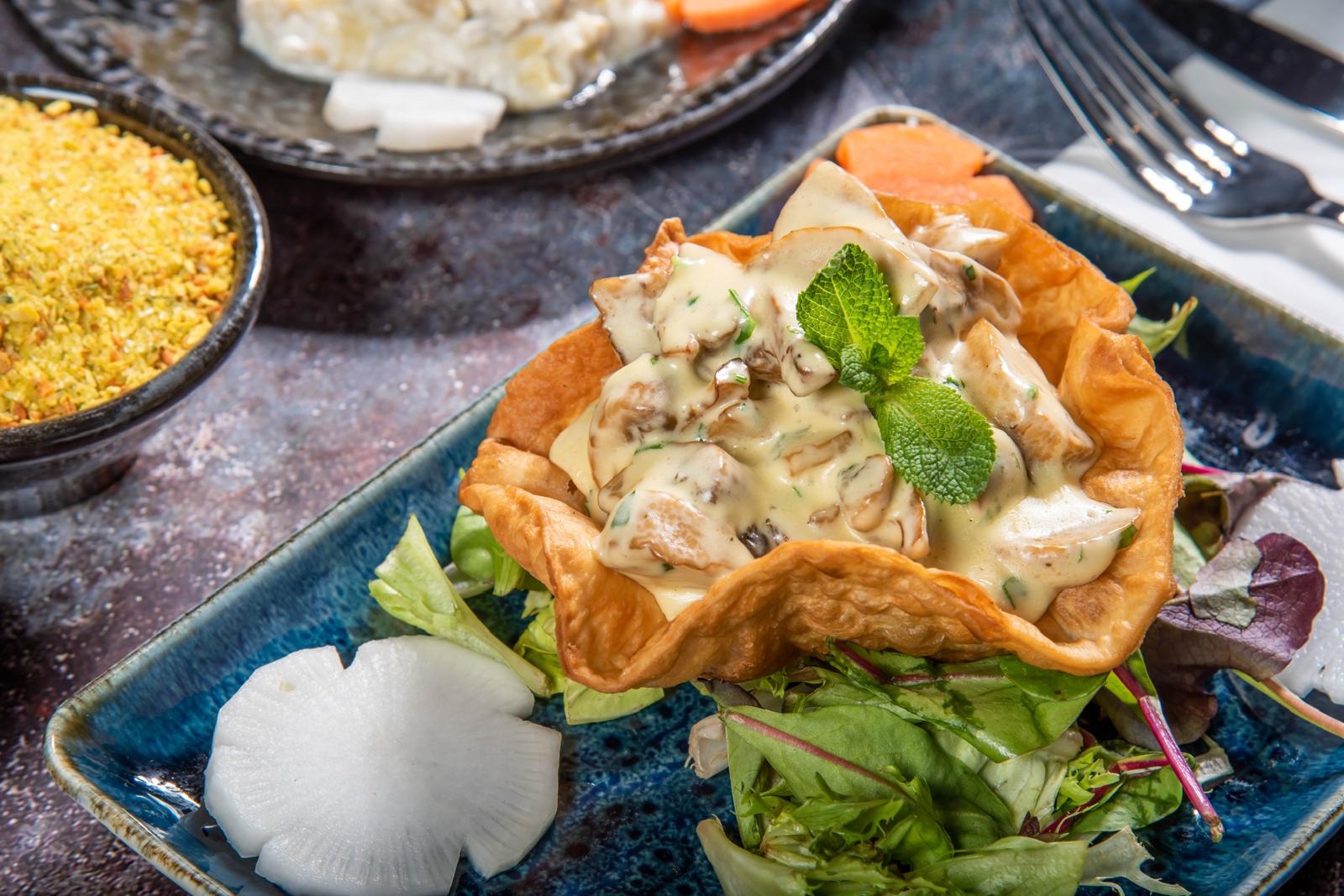 Creamy Garlic Mushroom